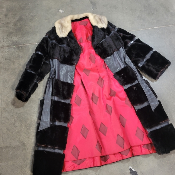 Vintage black mink fur jacket Women's small - Picture 3 of 8